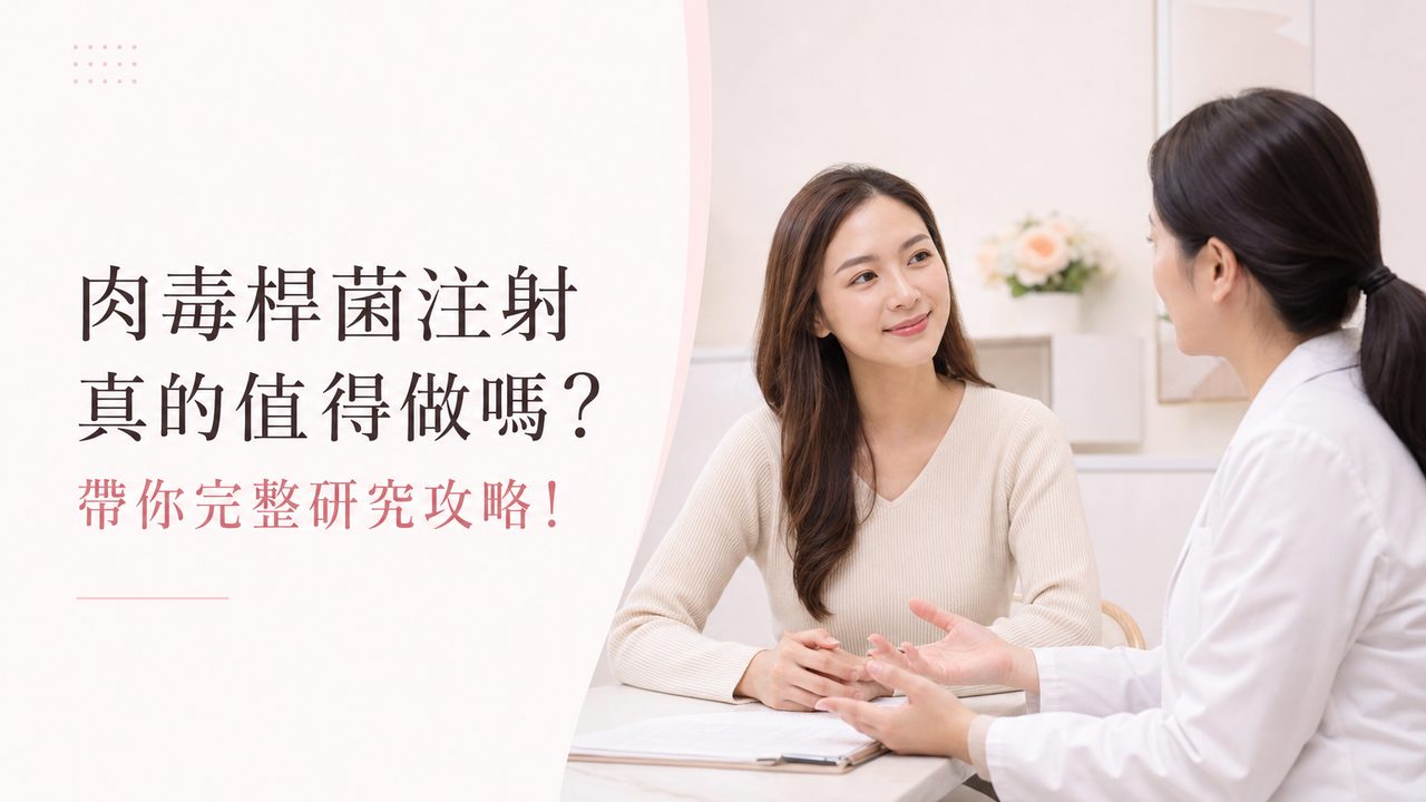 肉毒桿菌注射真的值得做嗎？帶你完整研究攻略！